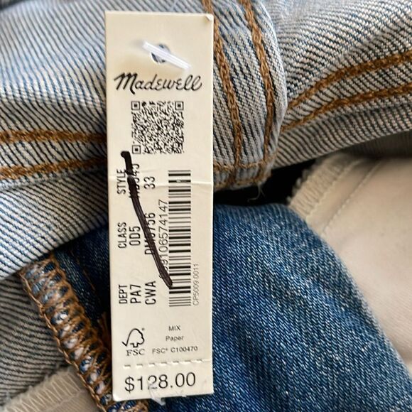 Madewell High Rise Flare Jeans Size 33 in Caine Wash NWT - Picture 9 of 9